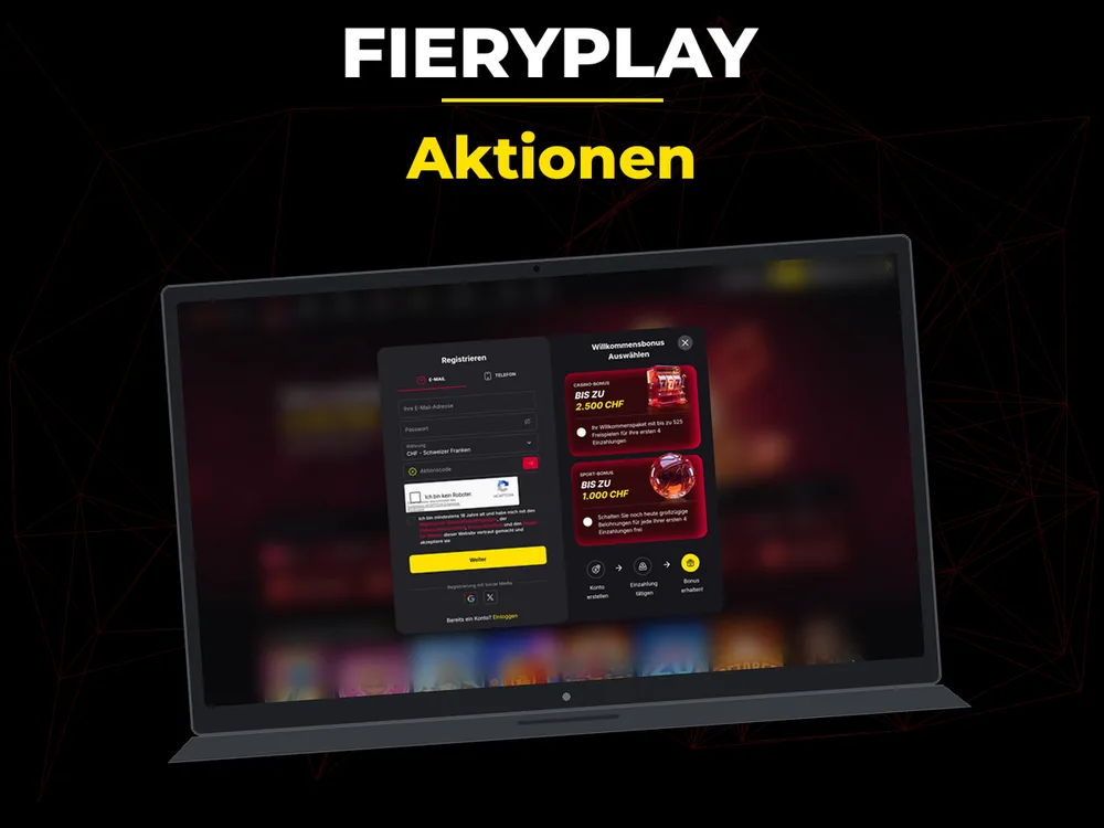 Fieryplay - Aktionen