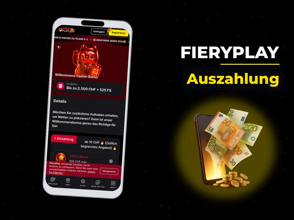 Fieryplay - Auszahlung