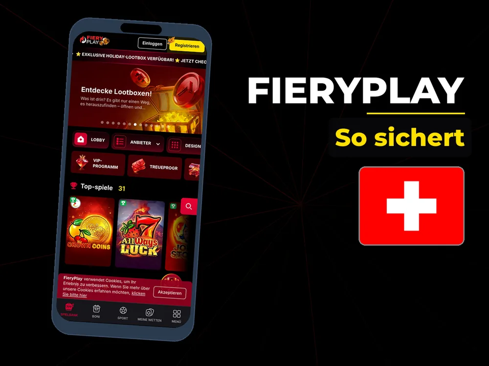 Fieryplay - So sichert