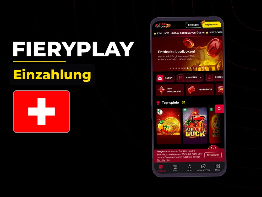Fieryplay - Einzahlung