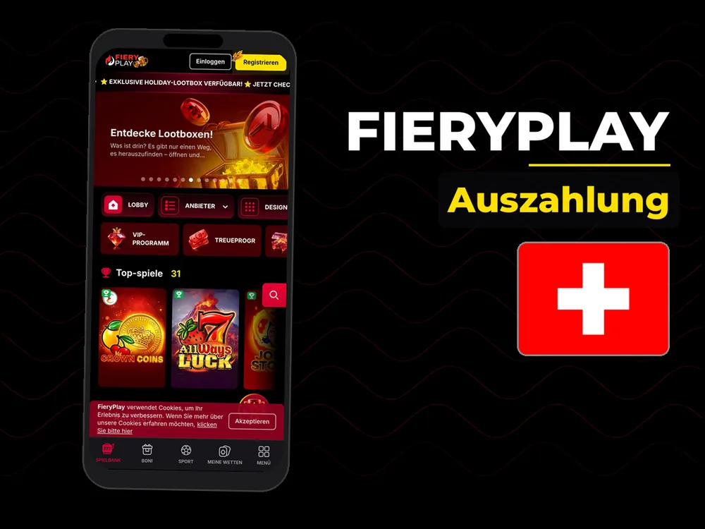 Fieryplay - Auszahlung