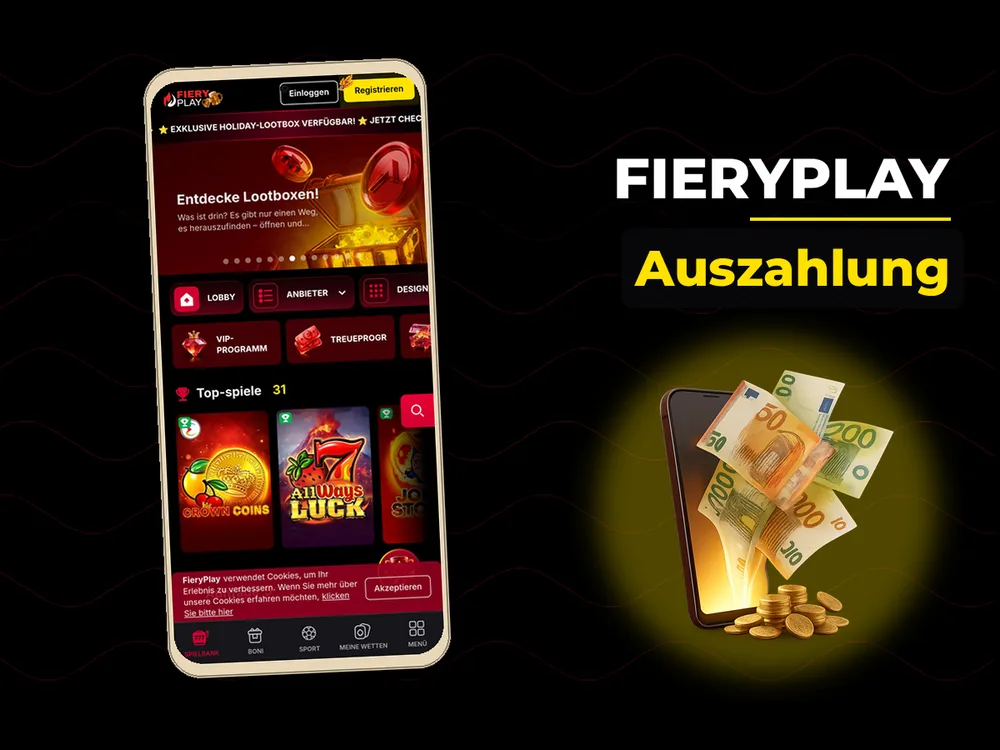 Fieryplay - Auszahlung